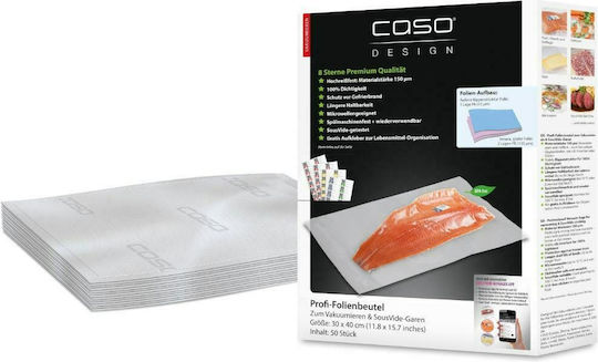 Caso Foil Bag Grainy Vacuum Sealer Bag 300x400mm 50pcs