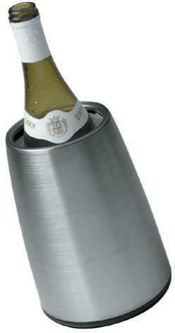 Vacu Vin Prestige Βάση Μπουκαλιού Inox με Διαστάσεις 15x15x20.5cm