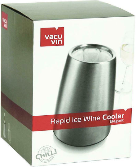 Vacu Vin Prestige Βάση Μπουκαλιού Inox με Διαστάσεις 15x15x20.5cm