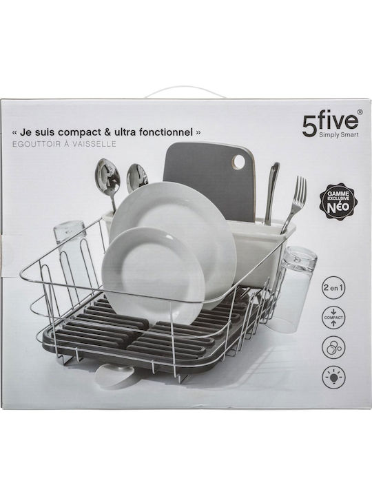 Marva Отцедник За Мивка От Inox Черен 44x36x16см