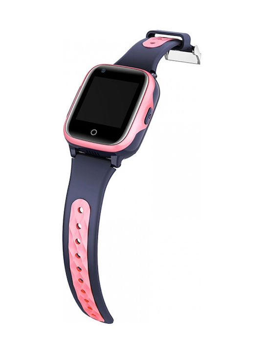 INTIME Kids Digital Watch with GPS and Rubber/Plastic Strap Pink