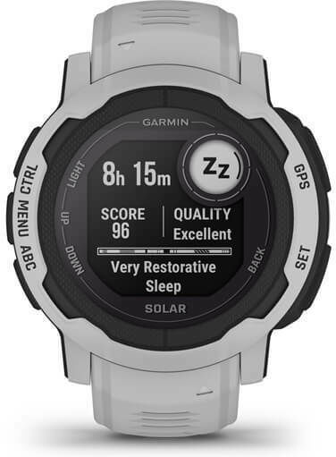 Garmin Instinct 2 Solar 45mm Αδιάβροχο Smartwatch με Παλμογράφο (Mist Gray)