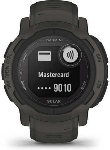 Garmin Instinct 2 Solar 45mm Αδιάβροχο Smartwatch με Παλμογράφο (Graphite)