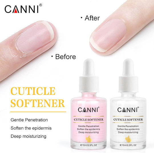 Canni Cuticle Softener White Nagelstärker für Nägel 15ml