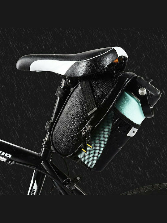 Wozinsky Saddle Bottle Bag Bicycle Saddle Bag Black WBB20BK
