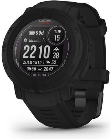 Garmin Instinct 2 Solar Tactical Edition 45mm Waterproof Smartwatch with Heart Rate Monitor (Black)