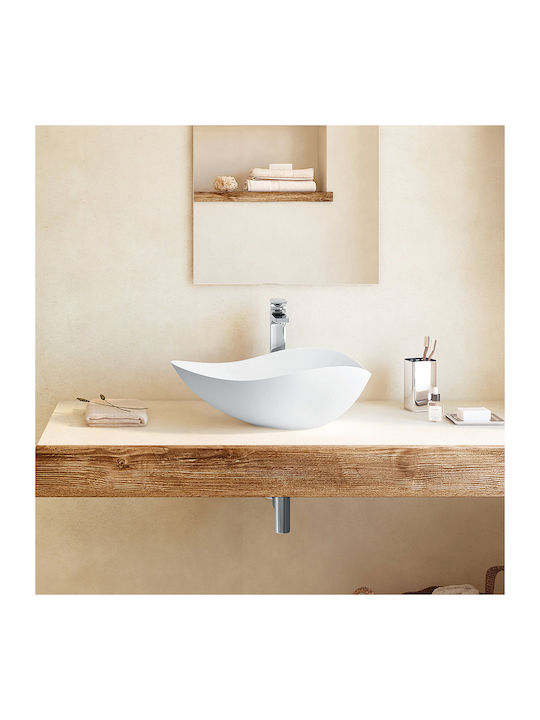 Roca Fineceramic Ceramic Vessel Sink 54x37.5cm White