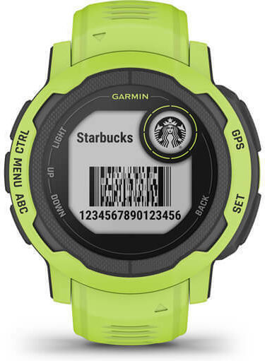 Garmin Instinct 2 45mm Αδιάβροχο Smartwatch με Παλμογράφο (Electric Lime)