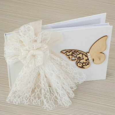 Papillon Kids Guest Book Handmade Πεταλούδα