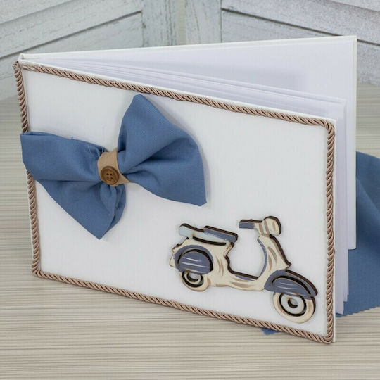 Papillon Kids Vespa Handgefertigt Gästebuch