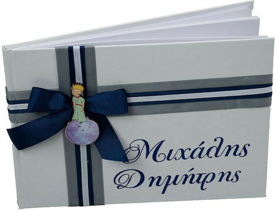 Papillon Kids Guest Book with Little Prince Theme Made of Cardboard