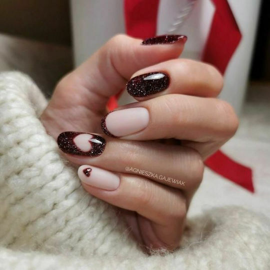 Semilac Хибриден Лак за Нокти Sparkling Black Cherry 393 7мл 1бр