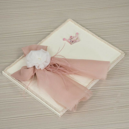 Papillon Kids Принцески Замък Handmade Книга за Гости с Тема Корона от Картон