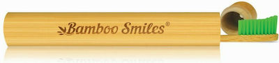 Bamboo Smiles 11738 Zahnbürste Reiseetui Bamboo Beige