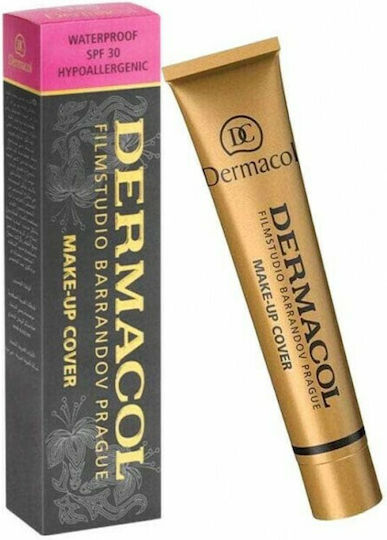Dermacol Make Up Cover Waterproof SPF30 Лилаво/бяло 208 30мл