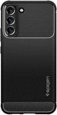 Spigen Rugged Armor Silicone Back Cover Durable Matte Black (Galaxy S22+ 5G)