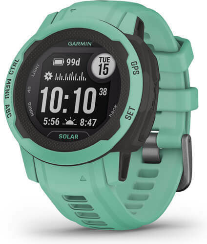 Garmin Instinct 2S Solar 40mm Waterproof Smartwatch with Heart Rate Monitor (Neo Tropic)