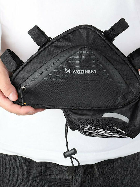 Wozinsky Τσαντάκι Σκελετού Ποδηλάτου 1.5lt Μαύρο