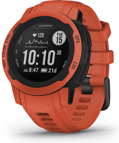 Garmin Instinct 2S 40mm Waterproof Smartwatch with Heart Rate Monitor (Poppy)