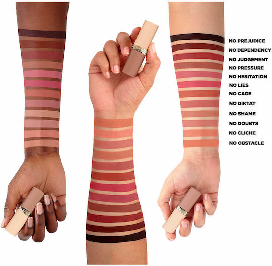 L'Oreal Paris Color Riche Free The Nudes Lipstick Long Lasting Matte 02 No Cliché 4.2gr