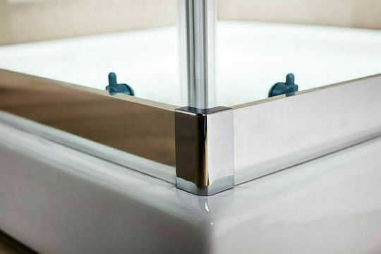 Tema Καμπίνα Ντουζιέρας με Συρόμενη Πόρτα 80x80x180cm Clear Glass
