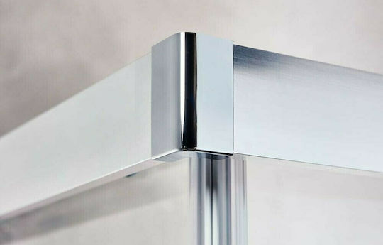 Tema Καμπίνα Ντουζιέρας με Συρόμενη Πόρτα 120x120x180cm Serigrafato