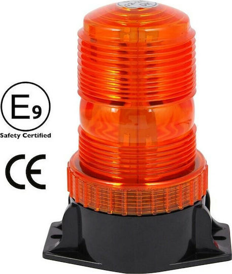 Autoline Far Auto LED 12 / 24V 6cm cu Portocaliu Iluminare