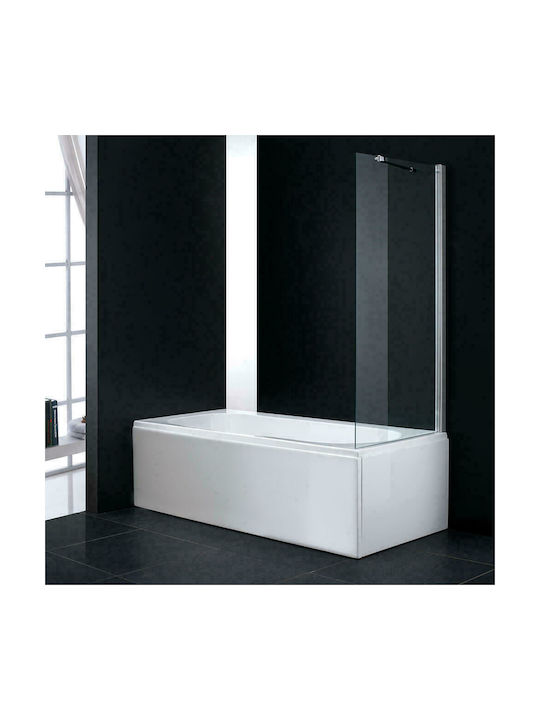 Axis WBX 455-WBX80T-100 Fixed Side Bathtub 80x140cm Clear Glass