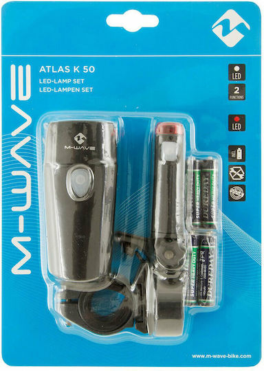 M-Wave Atlas 50 Fahrradlicht-Set