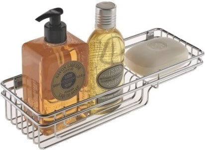 Metaltex Cuba Montat pe perete Raft Baie Inox 30x11x6cm Argintie