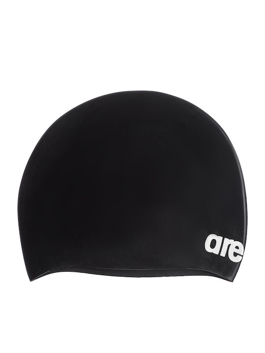 Arena Moulded Pro II Silicone Adults Swimming Cap Black