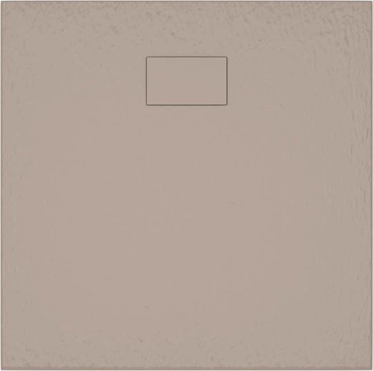 vidaXL Rectangulară Acrilic Duș 90x80cm Maro