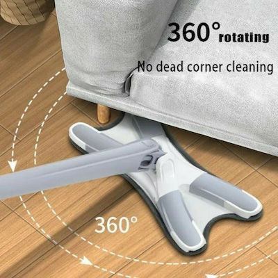 Aurora Rotating Parquet Mop with Microfibers Twist Mop 1pcs