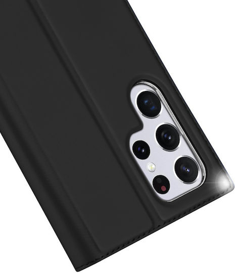 Dux Ducis Skin Pro Book Piele artificială Negru (Galaxy S22 Ultra 5G)