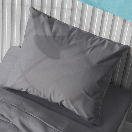 Dimcol Sheet Sets Queen 220x240cm. Solid 495 Dark Grey 4pcs