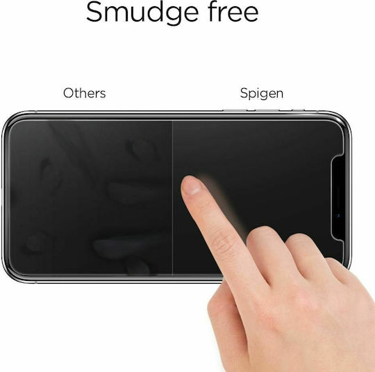 Spigen GLAS.tR EZ Fit Privacy Full Face Tempered Glass 2τμχ (iPhone 17e / 16e / 14 / 13 / 13 Pro)