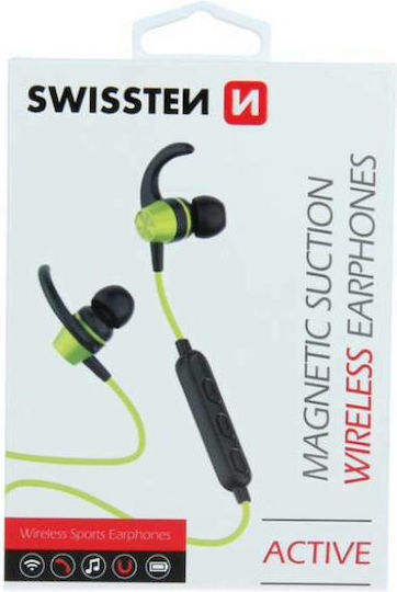 Swissten Active 51105090 In-ear Bluetooth Handsfree Earphones Green