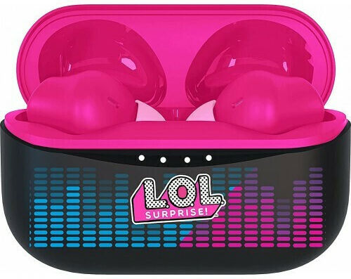 OTL LoL Surprise In-ear Bluetooth Handsfree Ακουστικά με Θήκη Φόρτισης Ροζ
