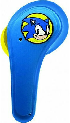 OTL SEGA Sonic the Hedgehog In-ear Bluetooth Handsfree Earphones with Charging Case Blue