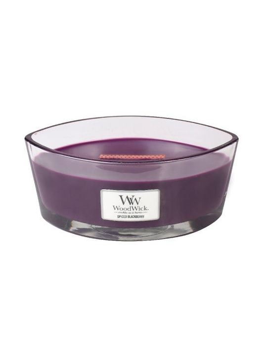 WoodWick Lumânare Aromată Borcan cu Aromă Mure picante Violet 453.6gr 1buc