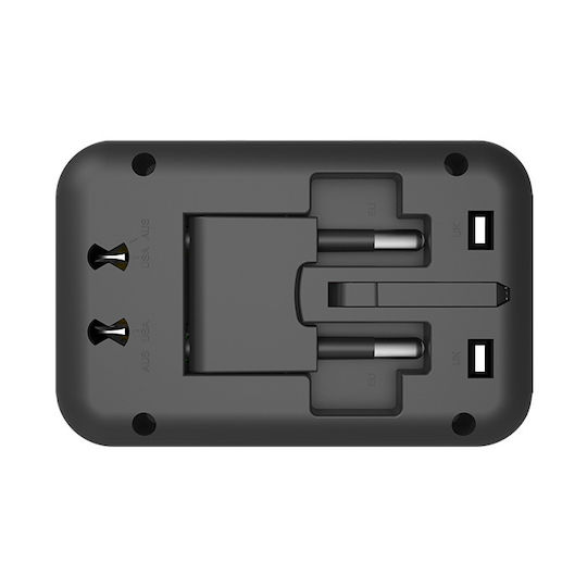 Energizer Charger Without Cable with 3 USB-A Ports and USB-C Port 15W Blacks (TA639C)