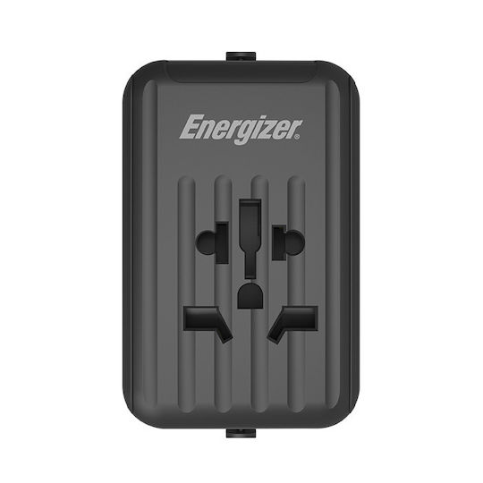 Energizer Charger Without Cable with 3 USB-A Ports and USB-C Port 15W Blacks (TA639C)