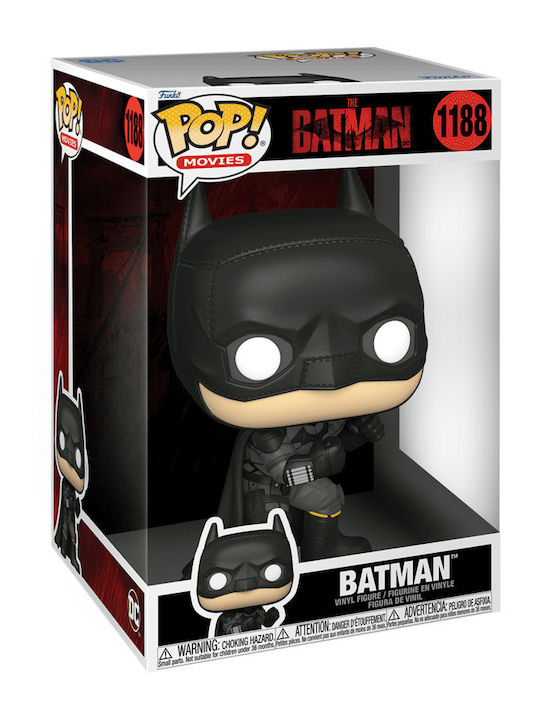 Funko Поп! Филми: Батман (2022) - DC Comics 1188 Супер голям размер 10"​ (25см)