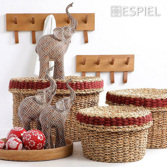 Espiel Decorative Elephant made of Plastic Elephant 15x7.3x30.5cm 1pcs