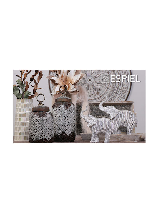 Espiel Decorativ Elefant din Polirășină 21x9.8x22cm 1buc