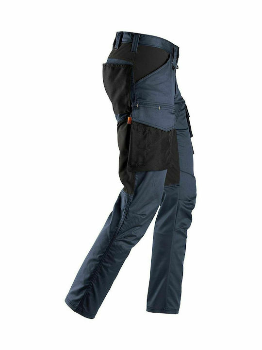 Snickers Workwear AllroundWork Stretch Without Knee Pockets Pantaloni de Lucru Albastru marin