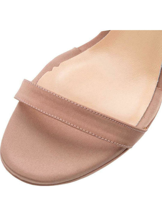 Fabric Sandals Nude