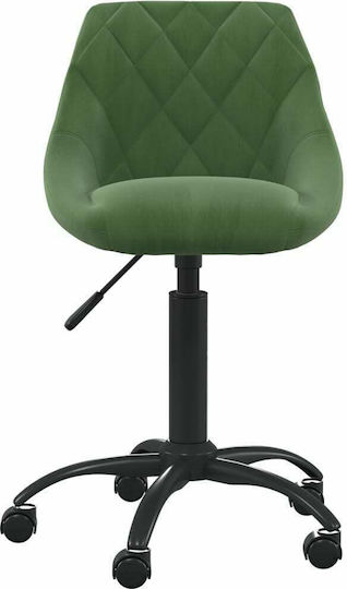 vidaXL Scaun De Birou Verde Închis