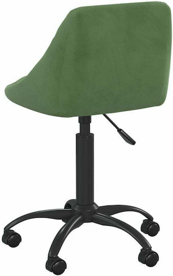 vidaXL Scaun De Birou Verde Închis