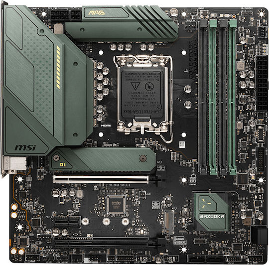 MSI MAG B660M Bazooka DDR4 Motherboard Micro ATX με Intel 1700 Socket